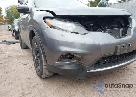 2016 Nissan Rogue Sv из США, поврежденный, VIN 5N1AT2MV6GC771063